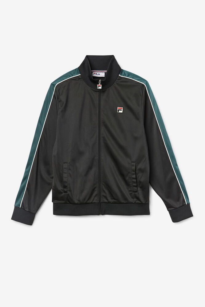 Fila Wicks Track Jacket Black - Mens - 56273RTQB